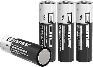 4 Lithium AA Cell batteries, used in garage doors