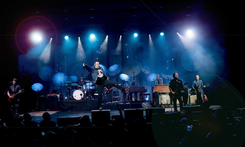 Pic of Counting CRows in concert, taken from their website